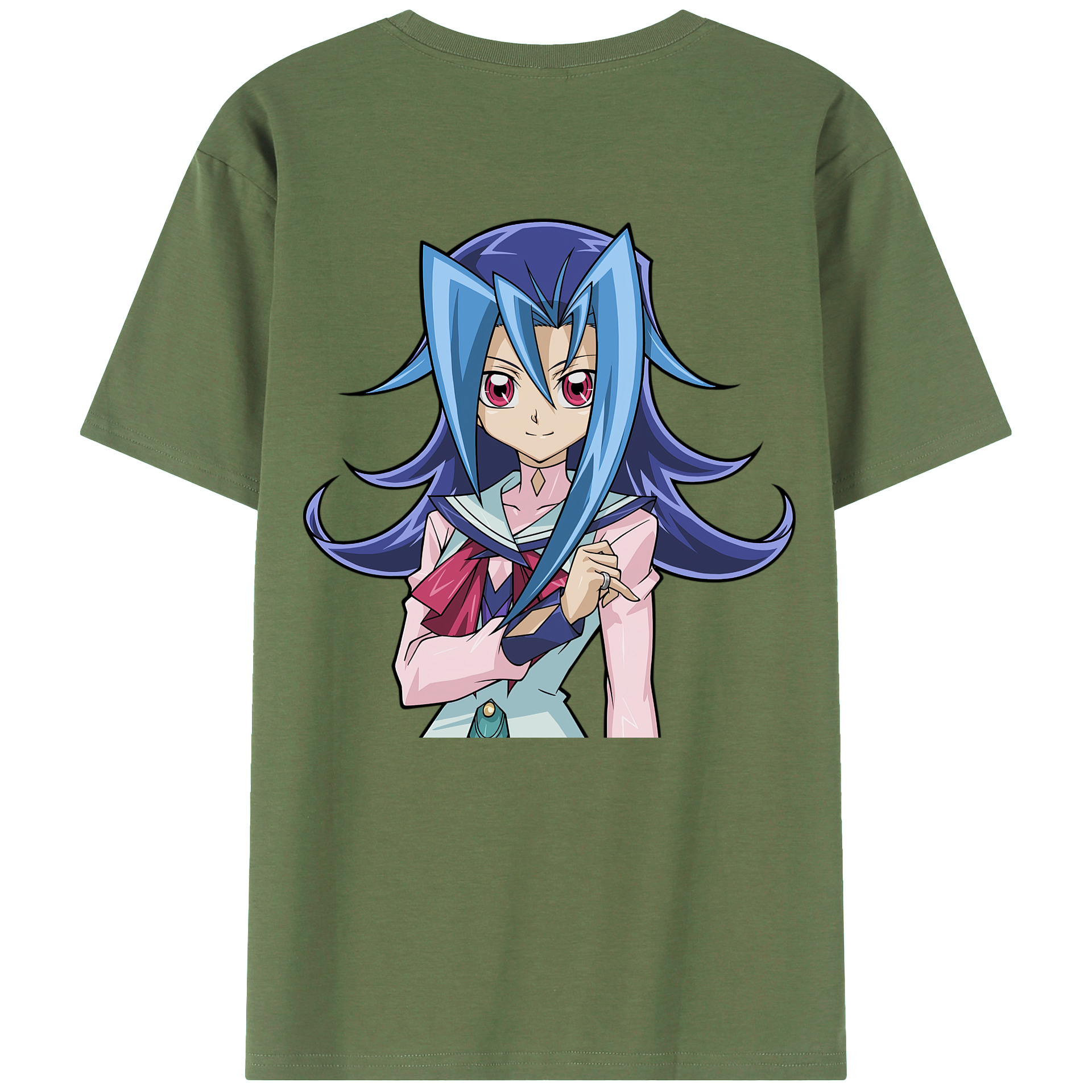 （画像用） 遊☆戯☆王 Yu-Gi-Oh! 綿100％ メンズ半袖Tシャツ（バックプリント） 通気性